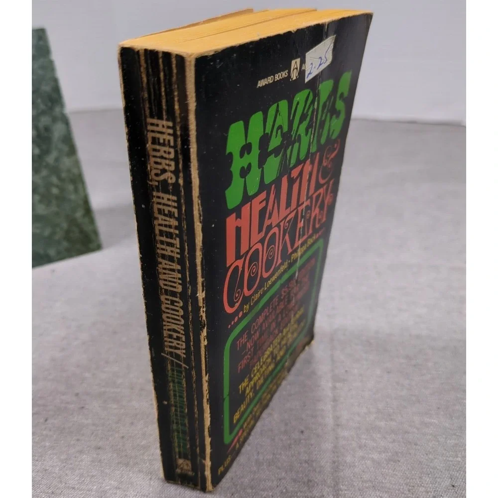 1967 Herbs Health & Cookery VTG Cookbook by Claire Loewenfeld & Phillipa Back PB